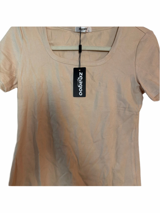 Tops - Beige Ribbed Stretch Blouse | NWT | Sz M